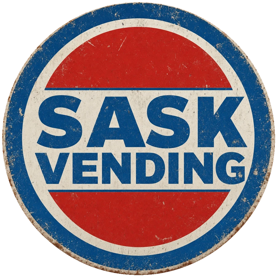Sask Vending roundel logo